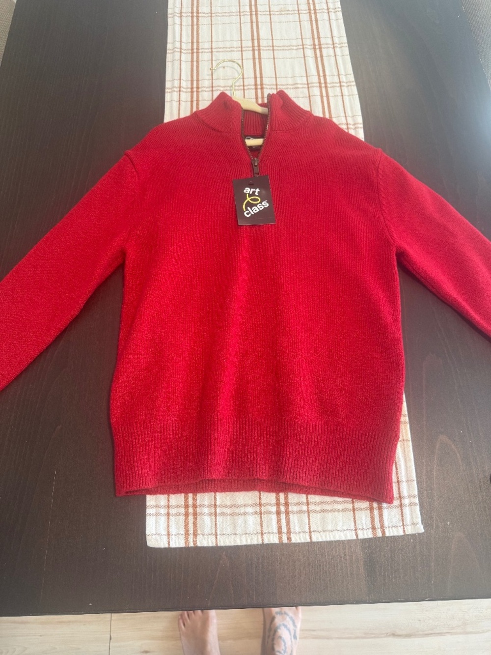 Boys 3/4 Zip sweater